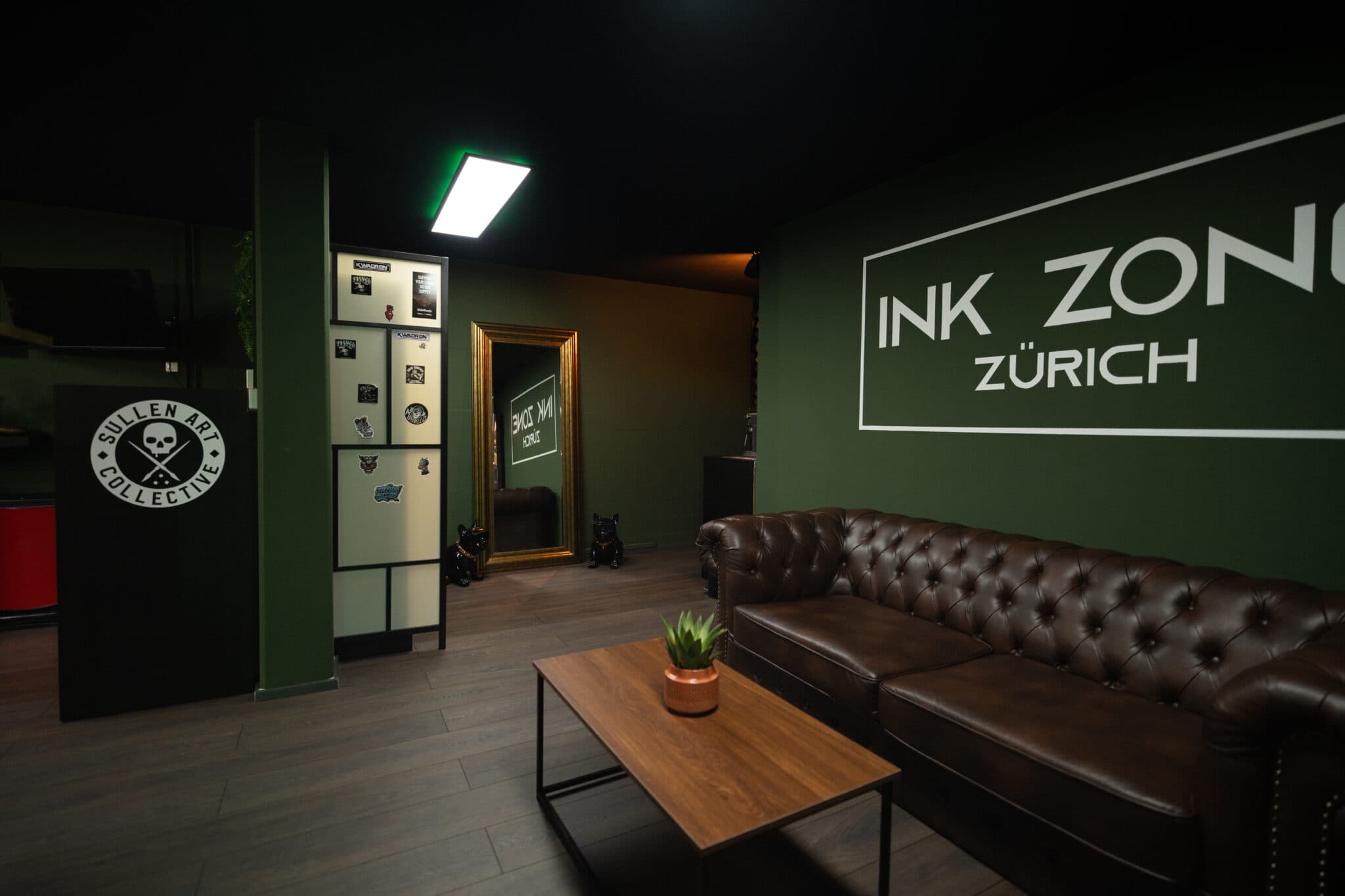 Kaffeebar im Studio von INK ZONE ZÜRICH
